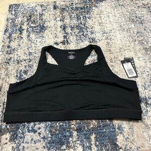 NWT Torrid Active Black Seamless Sports Bra Size 4X